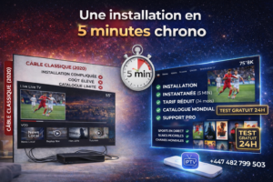 IPTV vs câble France : comparaison des prix abonnement IPTV vs câble en 2026