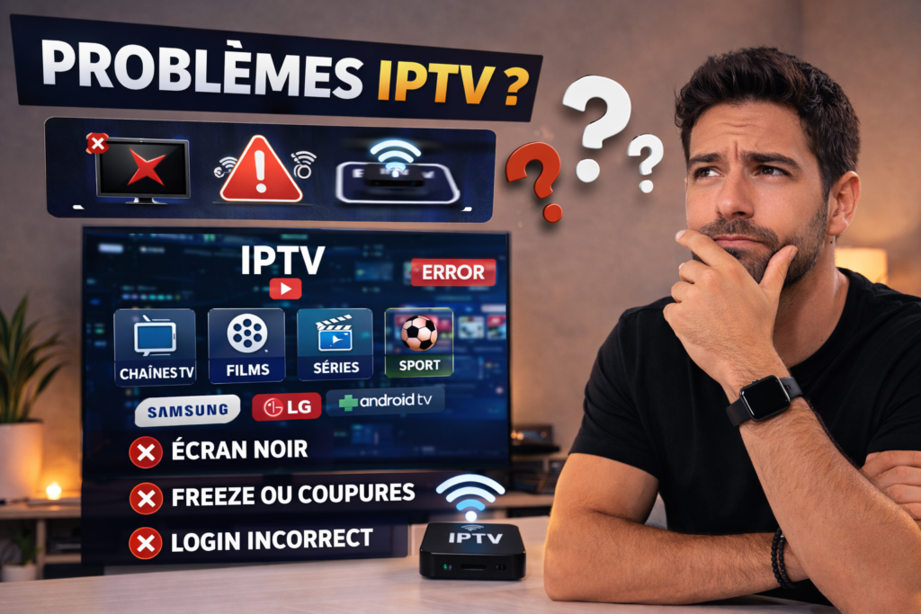 installer IPTV sur Smart TV Samsung LG Android guide facile 2026