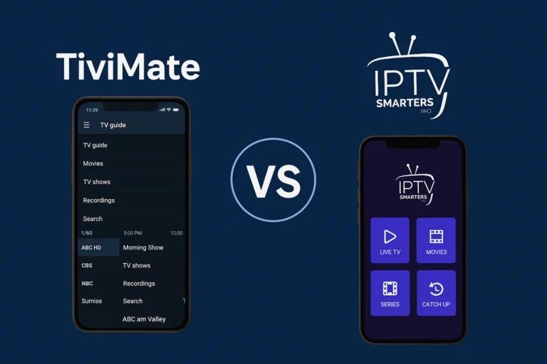 comparatif iptv smarters pro vs tivimate application iptv smart tv 2026