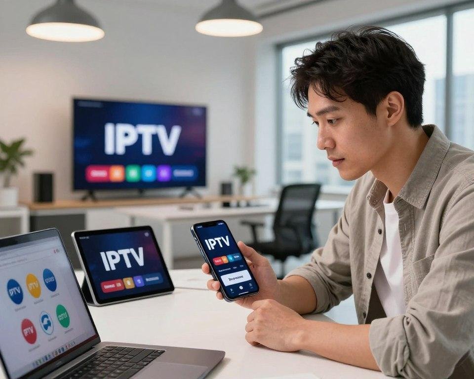 IPTV sur deux appareils TV et smartphone simultanément multi écran