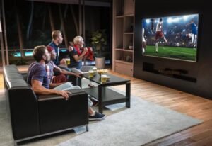 Test IPTV gratuit avant le coup d'envoi d'un match sur Smart TV